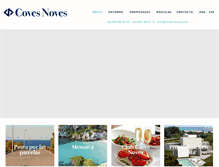 Tablet Screenshot of coves-noves.com